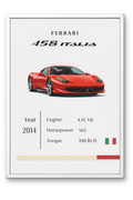 Ferrari 458 Poster
