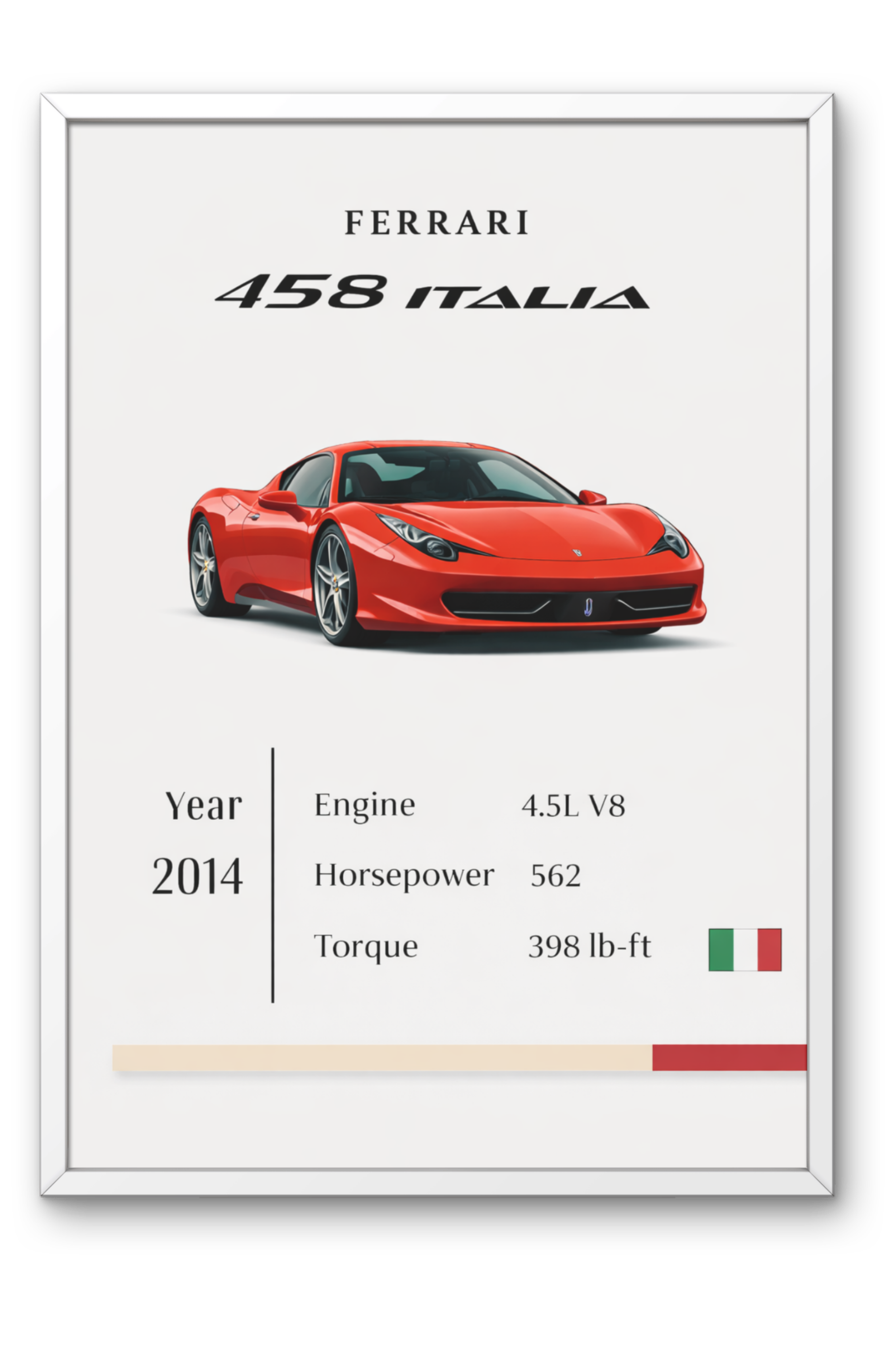 Ferrari 458 Poster